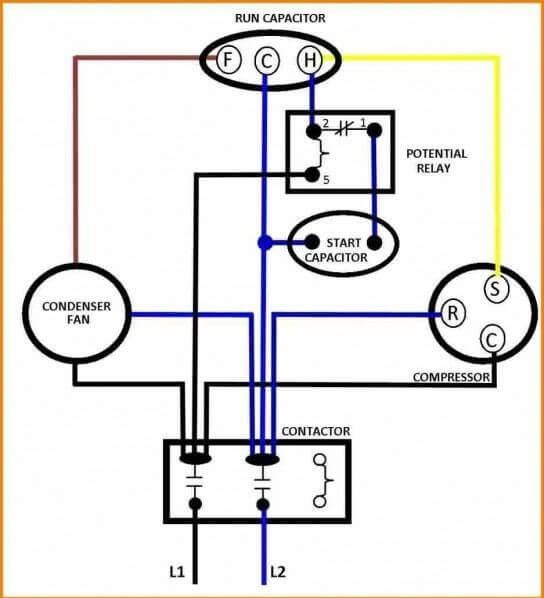  AC Capacitor Wiring Diagram