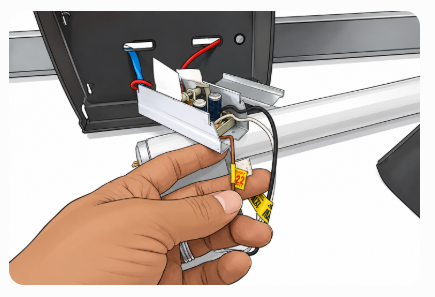 Figure 2. Ballast Inside a Lighting Fixture