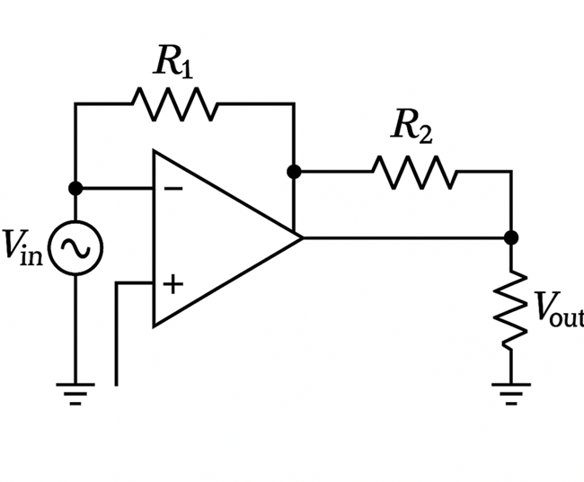 Inverting Amplifier Circuit Diagram